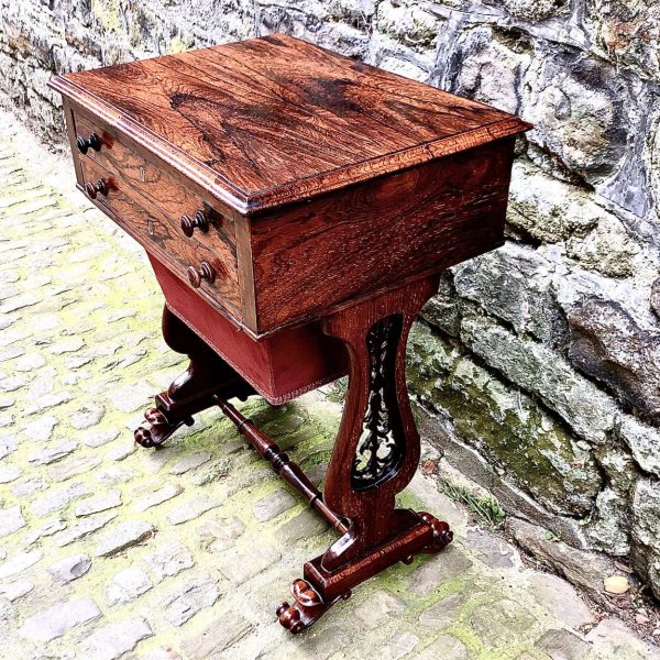 A William IV Rosewood Work Table