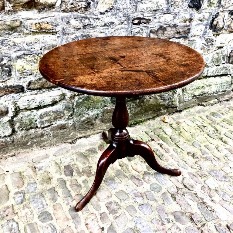 An Early George III Oak Tripod Table