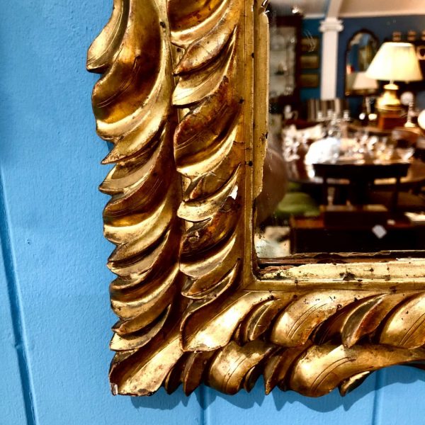 A Mid 18th Century Italian Giltwood Mirror