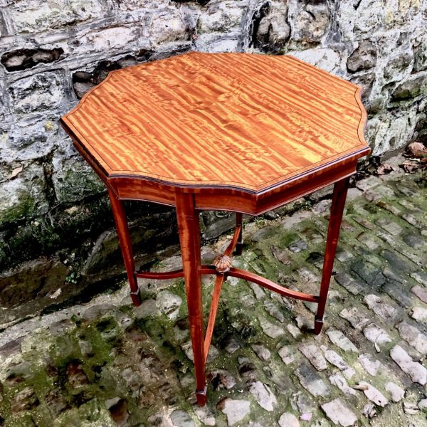 An Edwardian Satinwood Occasional Table