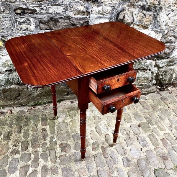 A Regency Mahogany Pembroke Or Side Table