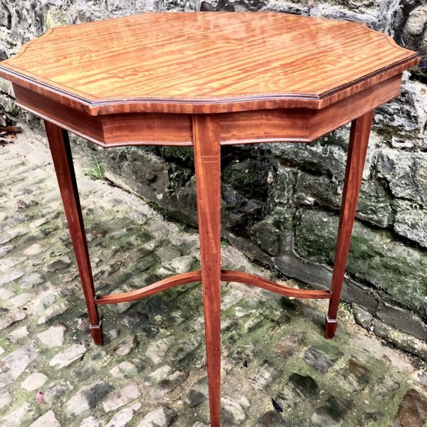 An Edwardian Satinwood Occasional Table