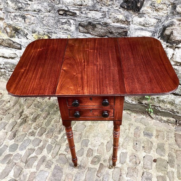 A Regency Mahogany Pembroke Or Side Table