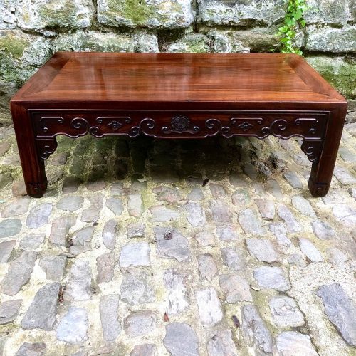 A 19th Century Chinese Rosewood Low Table Or Coffee Table