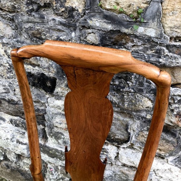 A Fine Queen Anne Period Walnut Side Chair