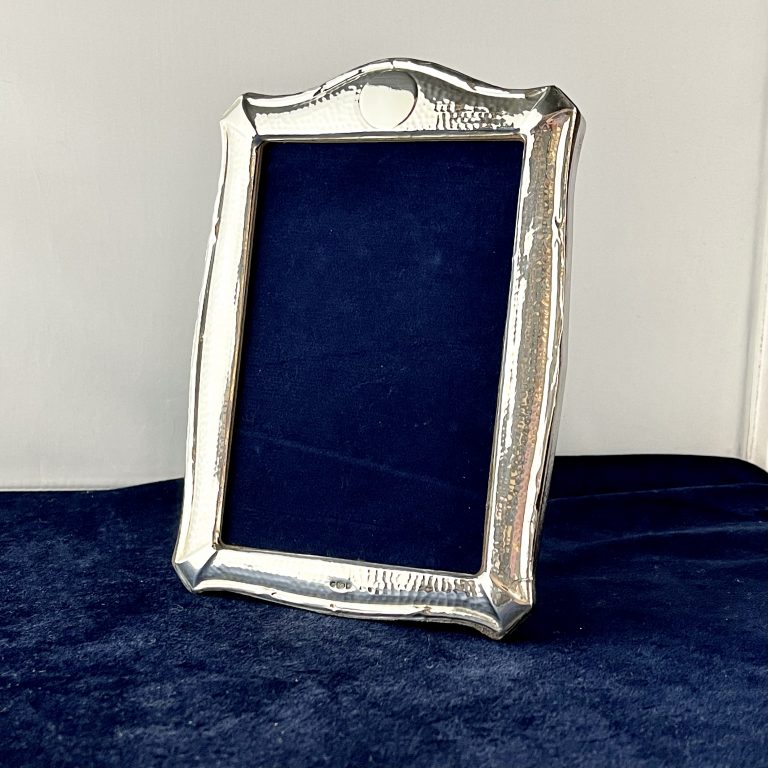 Planished Silver Photo Frame