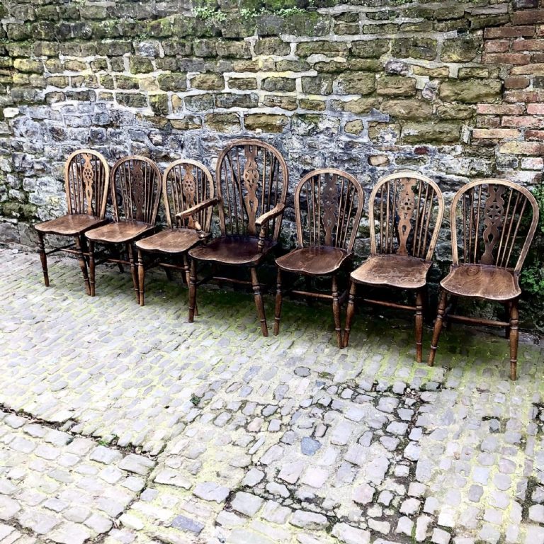 Ash and Elm Windsor Chairs