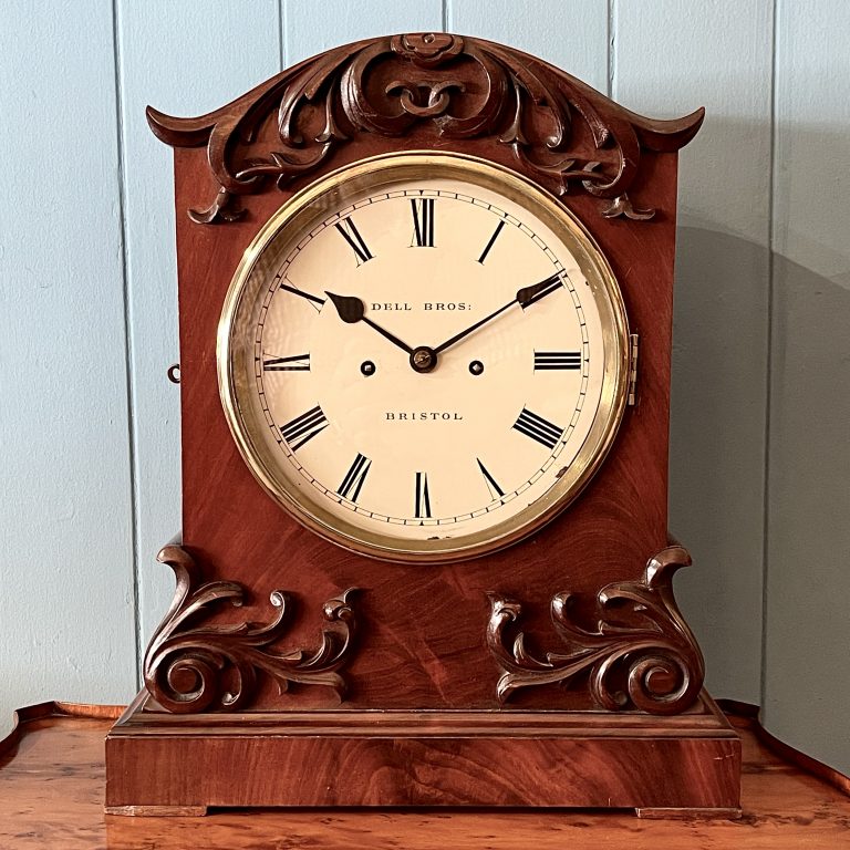 Early Victorian Mahogany Bracket Clock