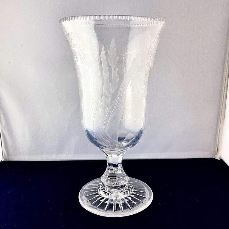 Victorian Crystal Celery Vase