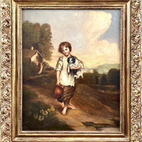 19th Century Painting of a Child