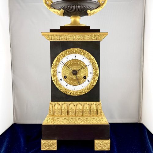 Charles X Calendar Mantel Clock