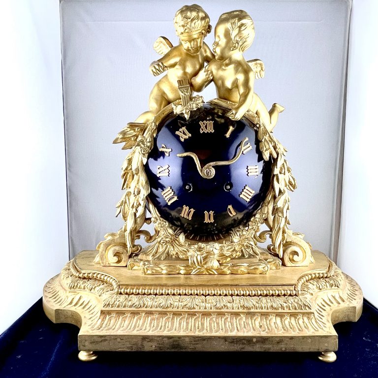 Second Empire Gilt Bronze Mantel Clock