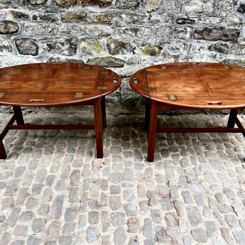 A Pair of Butlers Tray Side Tables