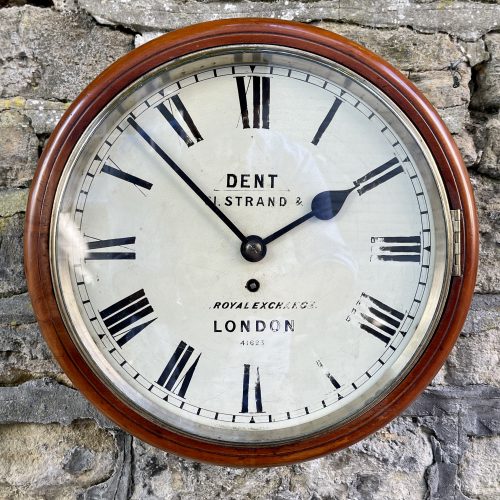 Mid Victorian Dial Clock by Dent