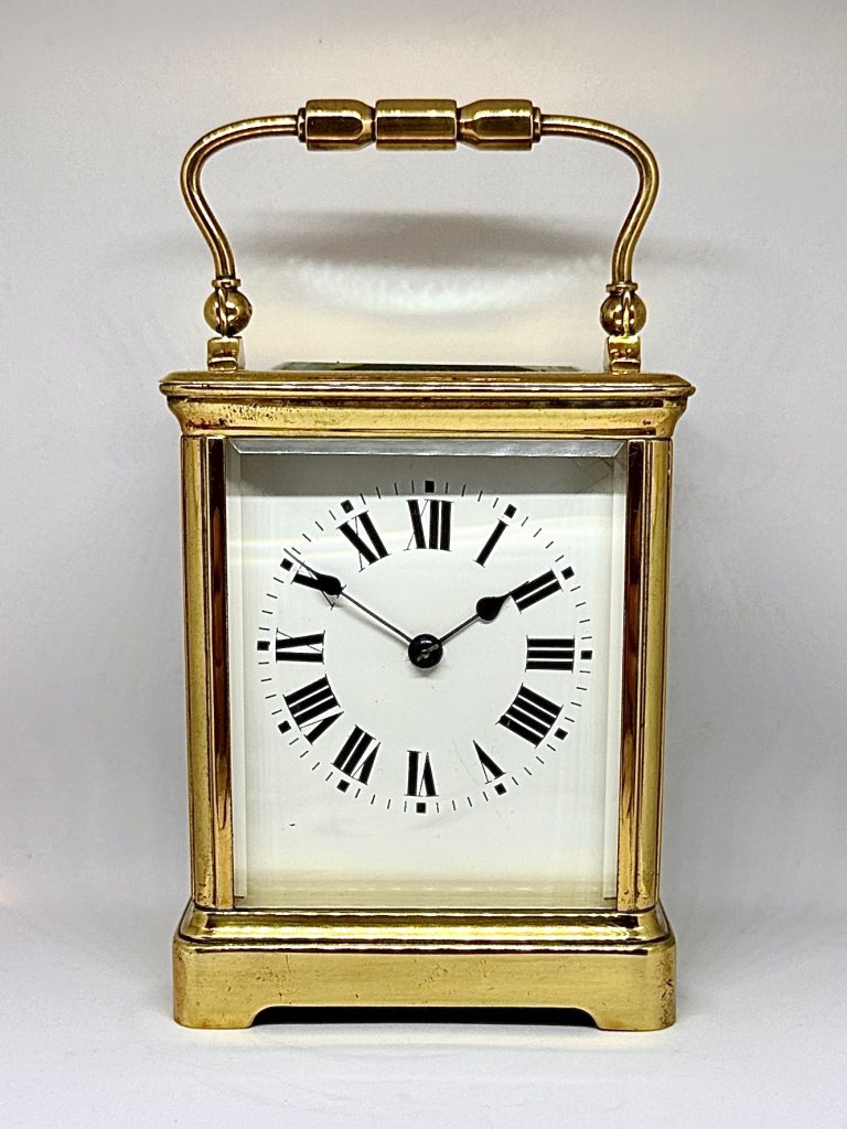 Late 19th Century Gilt Brass Carriage Clock