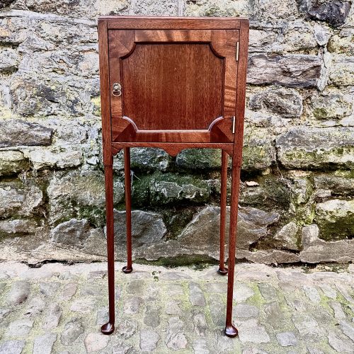 Late 19th Century Queen Anne Style Bedside Table