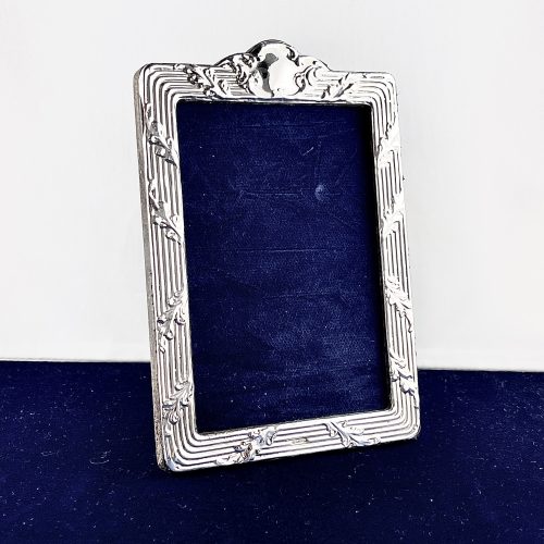Reed and Leaf Silver Photograph Frame