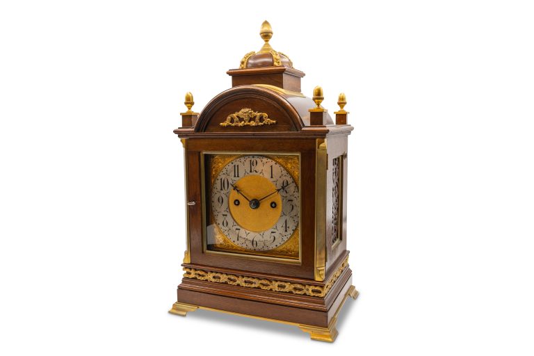 Late VIctorian Bracket Clock by Rowley