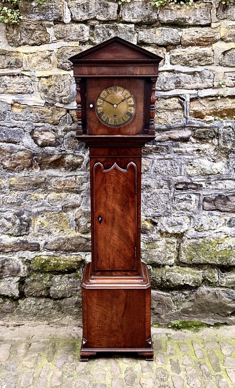 George III Small Mahogany Longcase Clock
