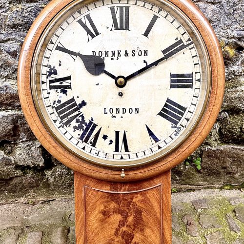 Late Victorian Drop Dial Clock