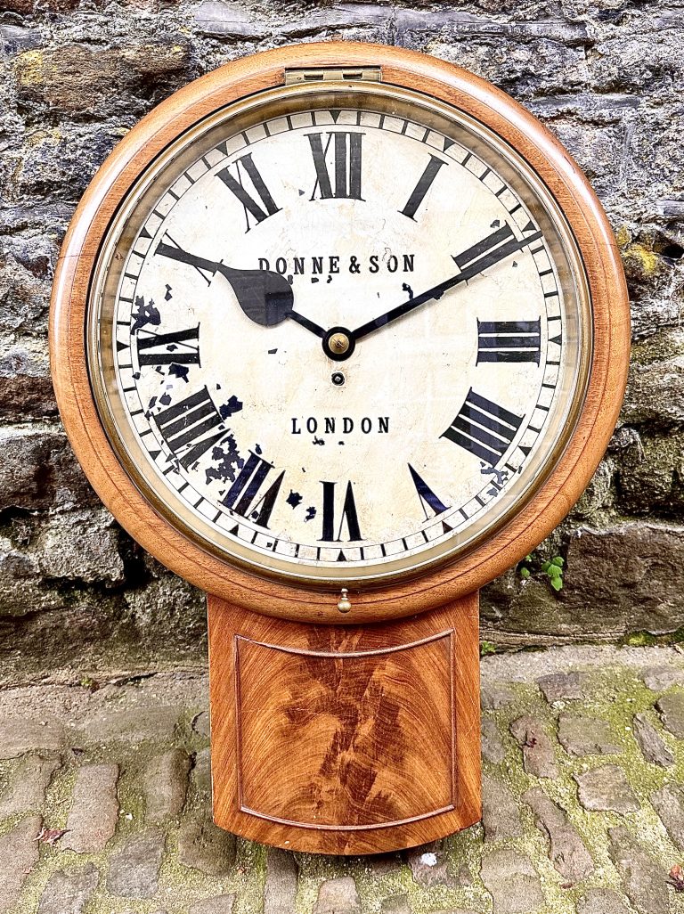 Late Victorian Drop Dial Clock