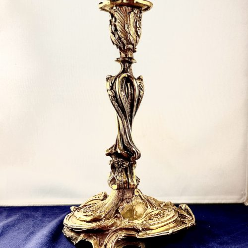 Louis XV Bronze Candlestick
