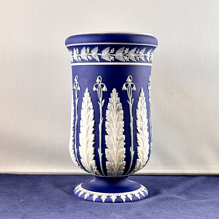 Wedgwood Cobalt Jasperware Vase