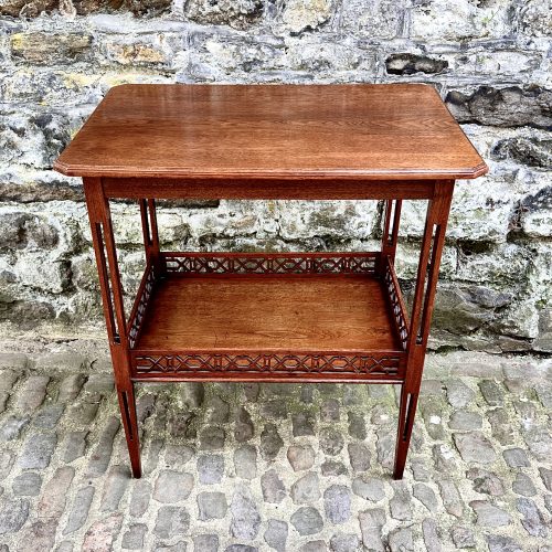 Late Victorian Mahogany Two Tier Table