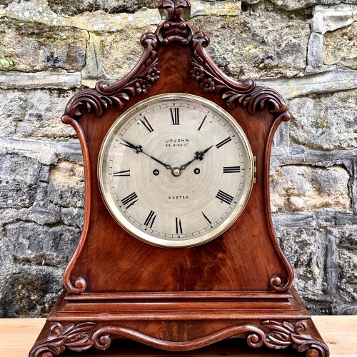 Mid Victorian Mahogany Bracket Clock