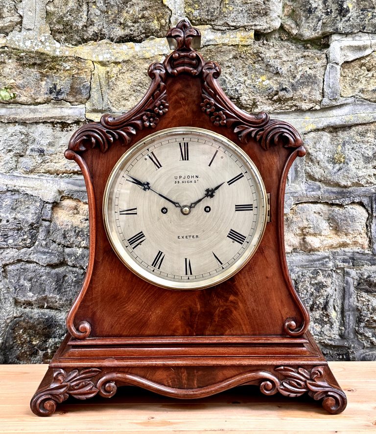 Mid Victorian Mahogany Bracket Clock