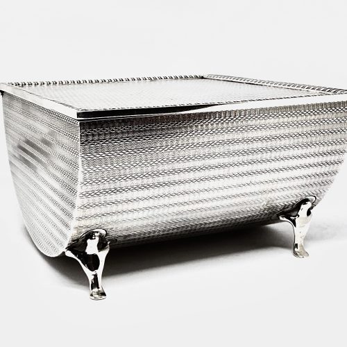 Art Deco Silver Cigarette Box