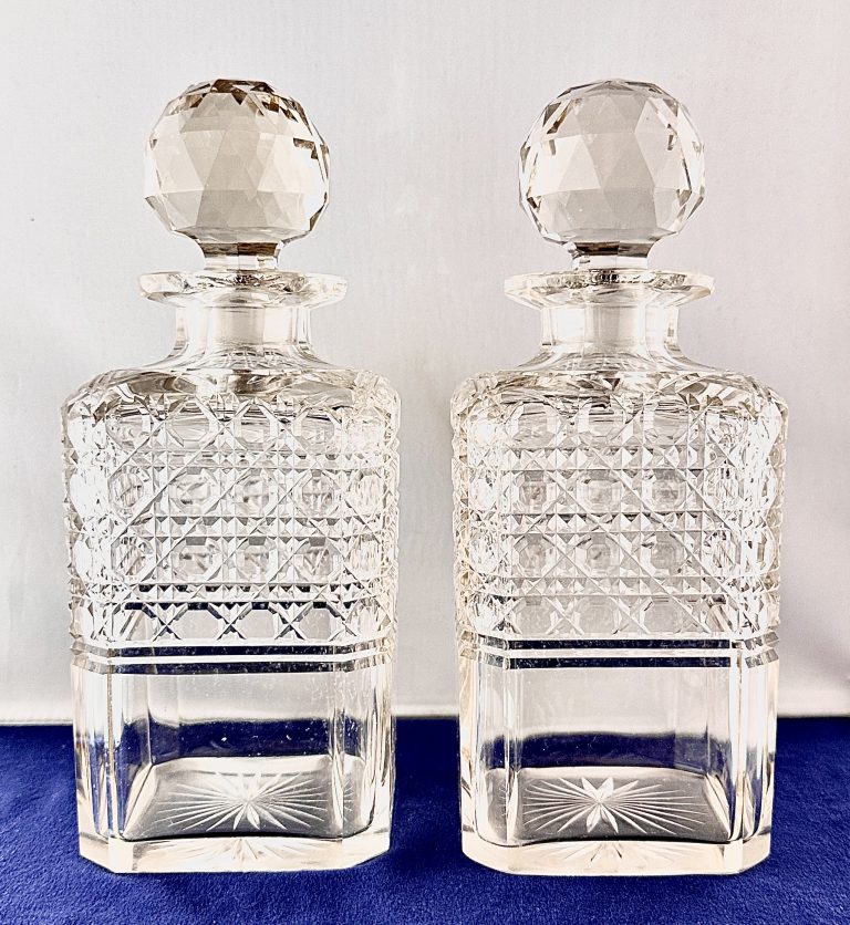 Cut Crystal Whisky Decanters