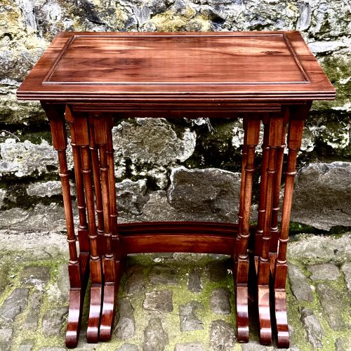Nest of Yew Wood Tables